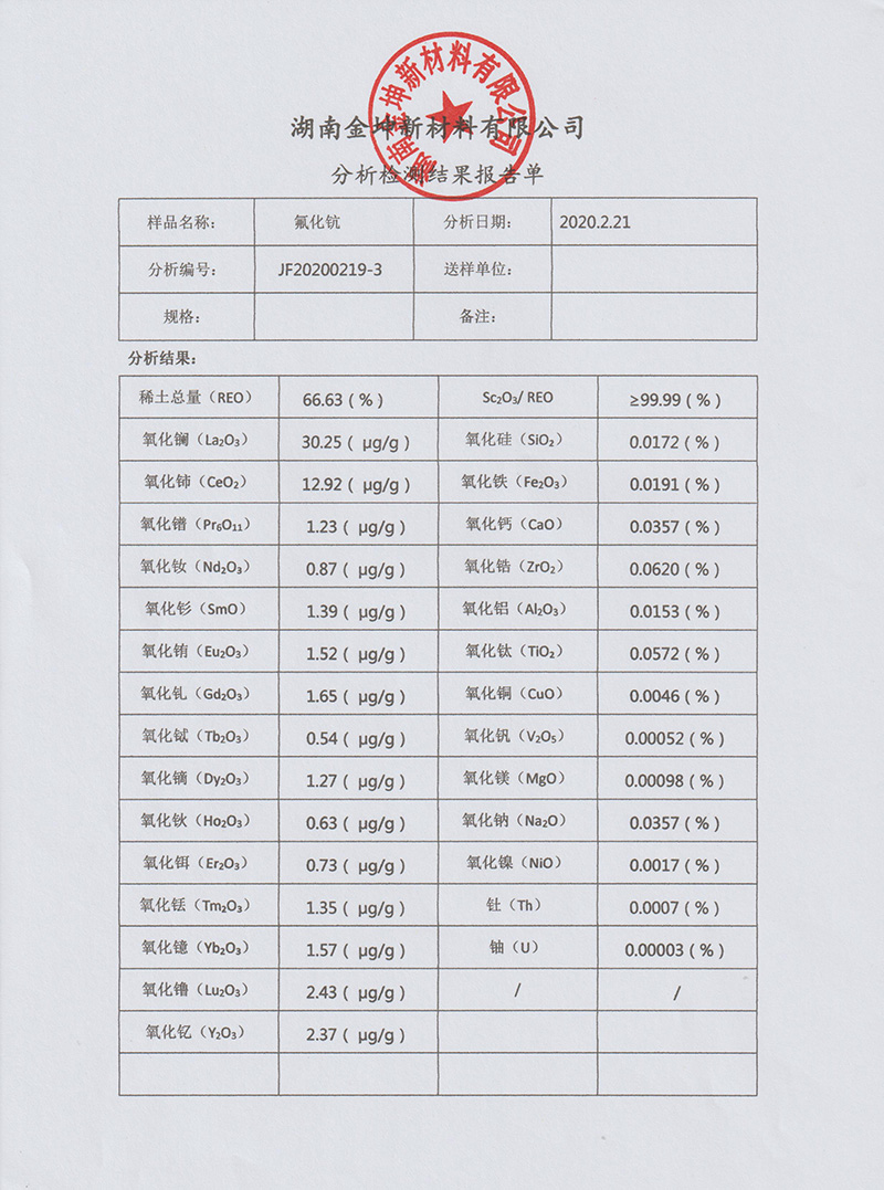 湖南金坤新材料有限公司,金屬鈧,金屬鈧粉,鋁鈧合金,金屬鈧靶,鋁鈧靶材,鋁基靶材,氧化鈧,各類鈧鹽,氟化鈧,貴金屬粉末低氧超細鈦粉,鋯粉,鉿粉,鈮粉,鉭粉